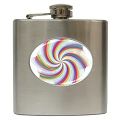 Prismatic Hole Rainbow Hip Flask (6 Oz) by Mariart