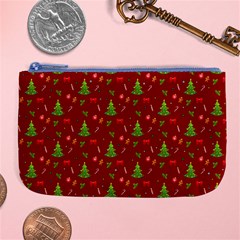 Christmas Pattern Large Coin Purse by Valentinaart