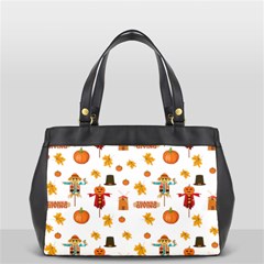 Thanksgiving Office Handbags (2 Sides)  by Valentinaart