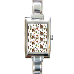 Thanksgiving Turkey  Rectangle Italian Charm Watch by Valentinaart