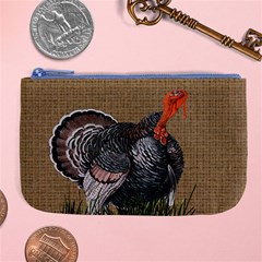 Thanksgiving Turkey Large Coin Purse by Valentinaart