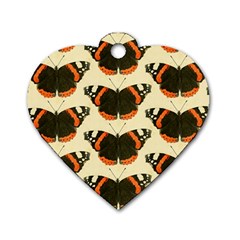 Butterfly Butterflies Insects Dog Tag Heart (two Sides) by Celenk