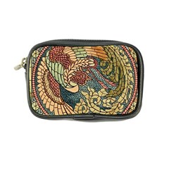 Wings Feathers Cubism Mosaic Coin Purse by Celenk