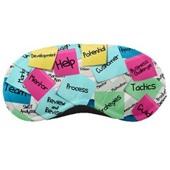 Stickies Post It List Business Sleeping Masks by Celenk