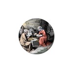 The birth of Christ Golf Ball Marker Front