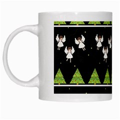 Christmas Angels  White Mugs by Valentinaart