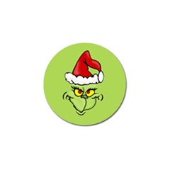 Grinch Golf Ball Marker by Valentinaart