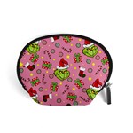 Grinch pattern Accessory Pouches (Small)  Front