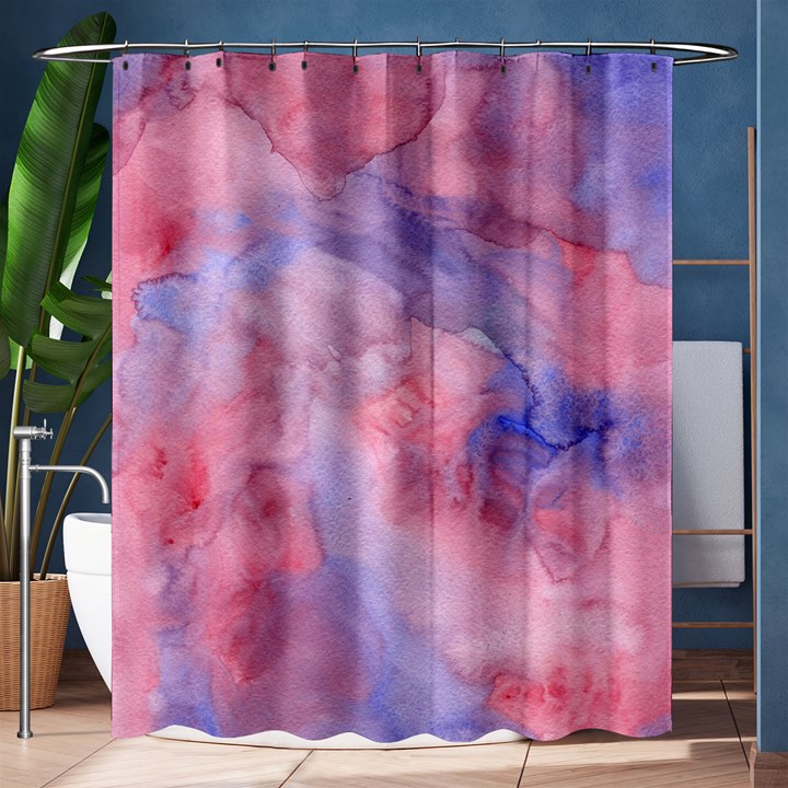 Mr. Hughes Blues Shower Curtain 60  x 72  (Medium) 