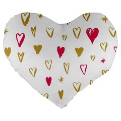 All Cards 06 Large 19  Premium Heart Shape Cushions by SimpleBeeTree