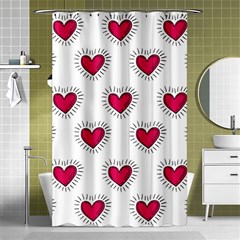 All Cards 09 Shower Curtain 48  X 72  (small)  by SimpleBeeTree