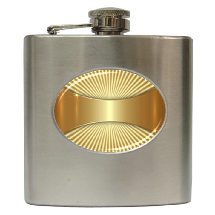 Gold8 Hip Flask (6 oz)