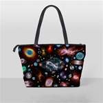 Galaxy Nebula Shoulder Handbags Back