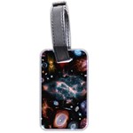 Galaxy Nebula Luggage Tags (Two Sides) Back