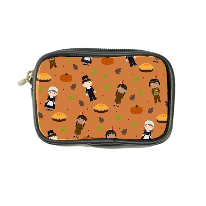 Pilgrims and Indians pattern - Thanksgiving Coin Purse