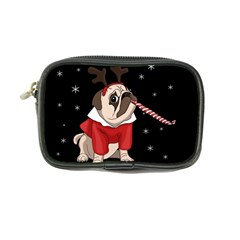 Pug Xmas Coin Purse by Valentinaart