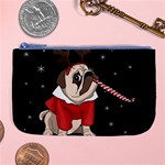 Pug Xmas Large Coin Purse Front