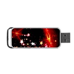 Circle Lines Wave Star Abstract Portable Usb Flash (two Sides) by Celenk