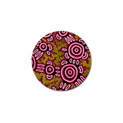 Aboriginal Art - You Belong Golf Ball Marker by hogartharts