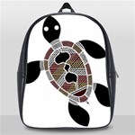 Aboriginal Art - Untitled School Bag (Large) Front