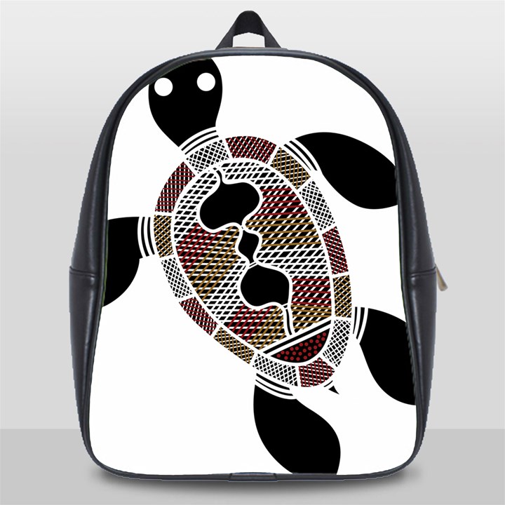 Aboriginal Art - Untitled School Bag (XL)