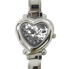 Background Celebration Christmas Heart Italian Charm Watch by Celenk