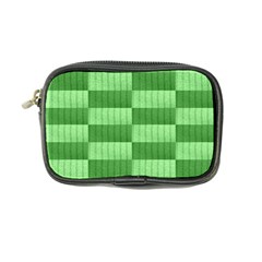 Wool Ribbed Texture Green Shades Coin Purse by Celenk