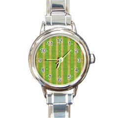 Seamless Tileable Pattern Design Round Italian Charm Watch by Celenk