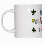 Santa s note White Mugs Left