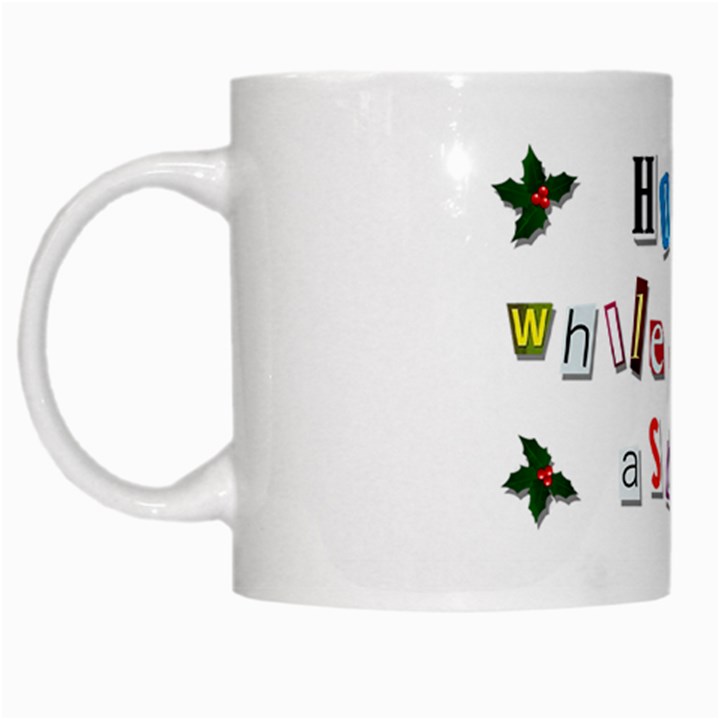 Santa s note White Mugs