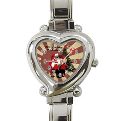 Karl Marx Santa  Heart Italian Charm Watch by Valentinaart