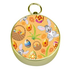 Easter Bunny And Egg Basket Gold Compasses by allthingseveryone