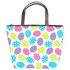 Polka Dot Easter Eggs Bucket Bags by allthingseveryone