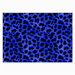 Blue Cheetah Print  Large Glasses Cloth by Bigfootshirtshop