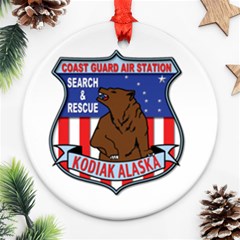 Coast Guard Air Station Kodiak Us Coast Guard Ornament (round) by Bigfootshirtshop