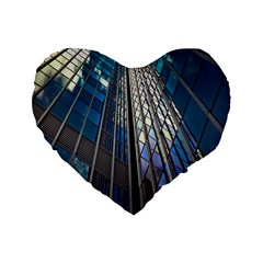 Architecture Skyscraper Standard 16  Premium Heart Shape Cushions by Celenk