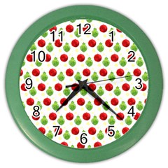 Watercolor Ornaments Color Wall Clocks by patternstudio