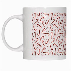 Candy Cane White Mugs by patternstudio