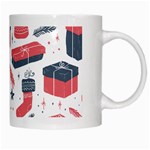 Christmas Gift Sketch White Mugs Right