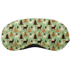 Reindeer Tree Forest Art Sleeping Masks by patternstudio