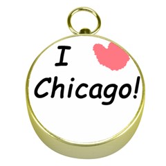 I Heart Chicago  Gold Compasses by SeeChicago