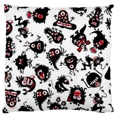 Goofy Monsters Pattern  Standard Flano Cushion Case (one Side) by Bigfootshirtshop