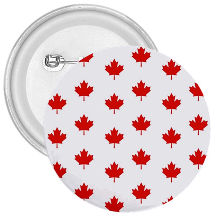 Maple Leaf Canada Emblem Country 3  Buttons