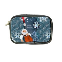 Funny Santa Claus With Snowman Coin Purse by FantasyWorld7