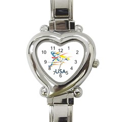 F686a000 1c25 4122 A8cc 10e79c529a1a Heart Italian Charm Watch by MERCH90