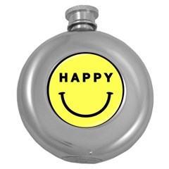 9e669010 8325 4bb4 B08e Faf7ca5b01e1 Round Hip Flask (5 Oz) by MERCH90