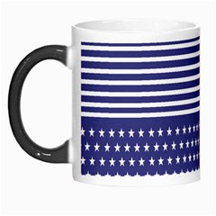 American Flag Patriot Red White Morph Mugs by Celenk