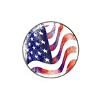 Usa Flag America American Hat Clip Ball Marker (10 pack) Front