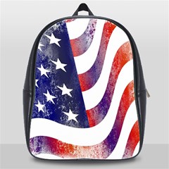 Usa Flag America American School Bag (xl) by Celenk