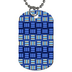 Textiles Texture Structure Grid Dog Tag (two Sides) by Celenk